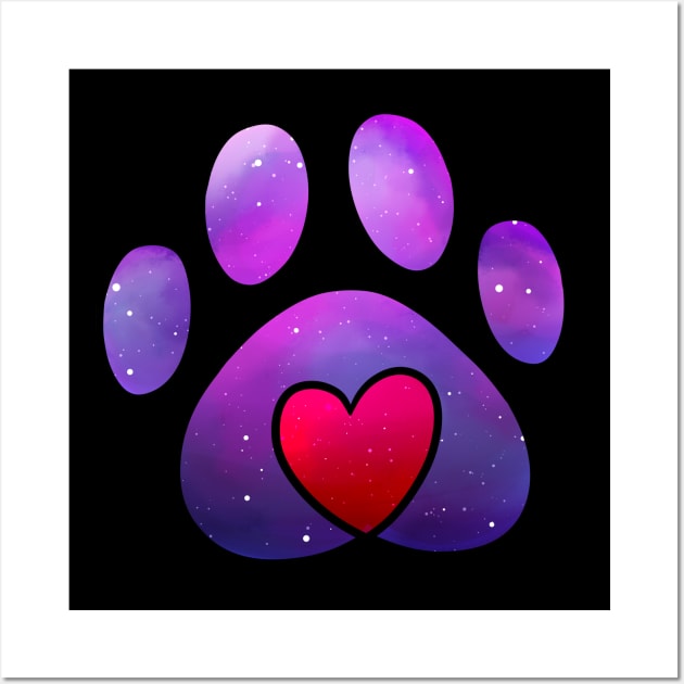 Pet Love Galaxy Wall Art by Saramation